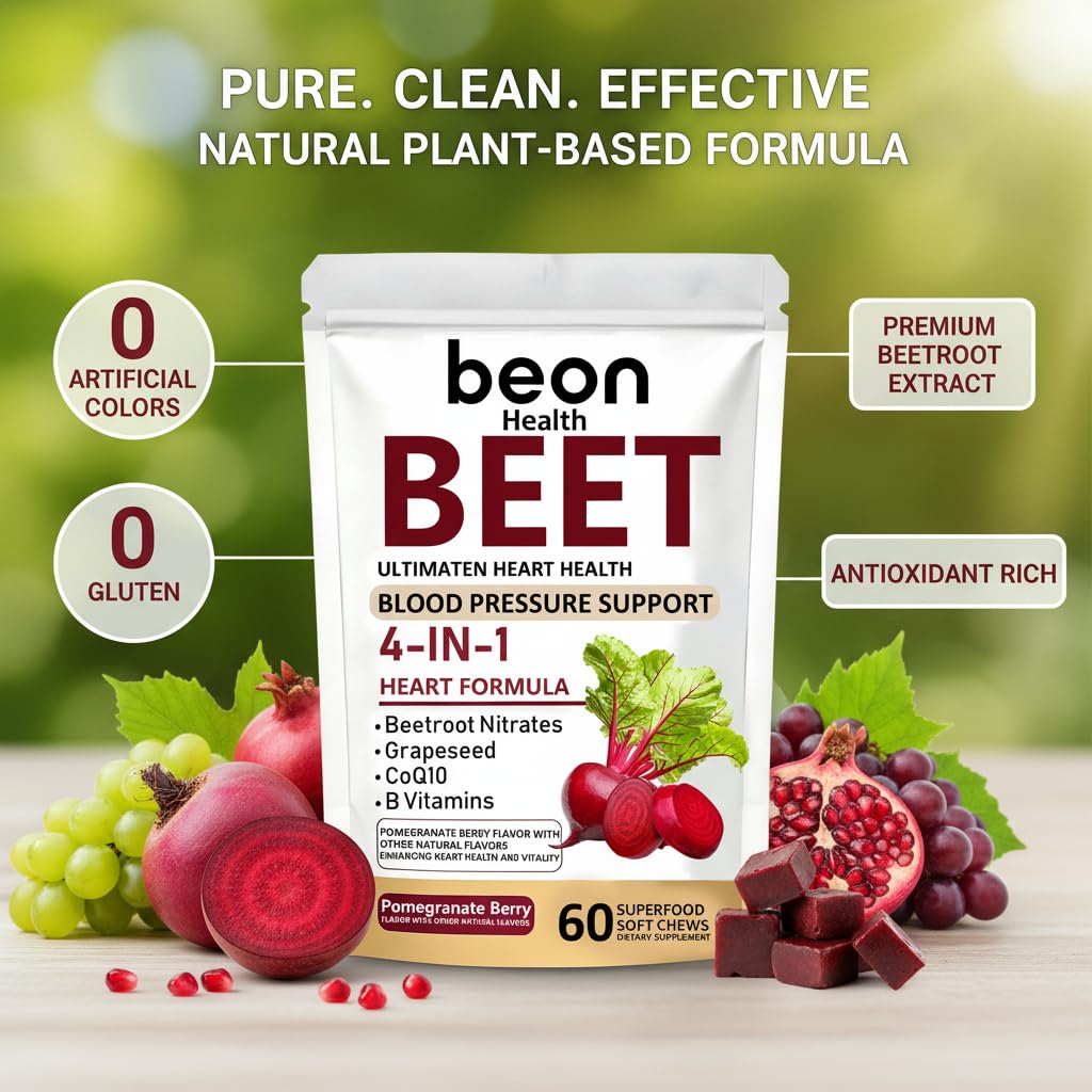 Beon Health Beetroot Chews Capsule 60 Count