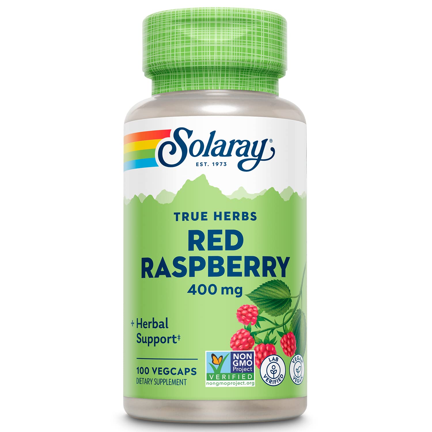 Solaray Red Raspberry Leaf Supplement Capsule 100 Count