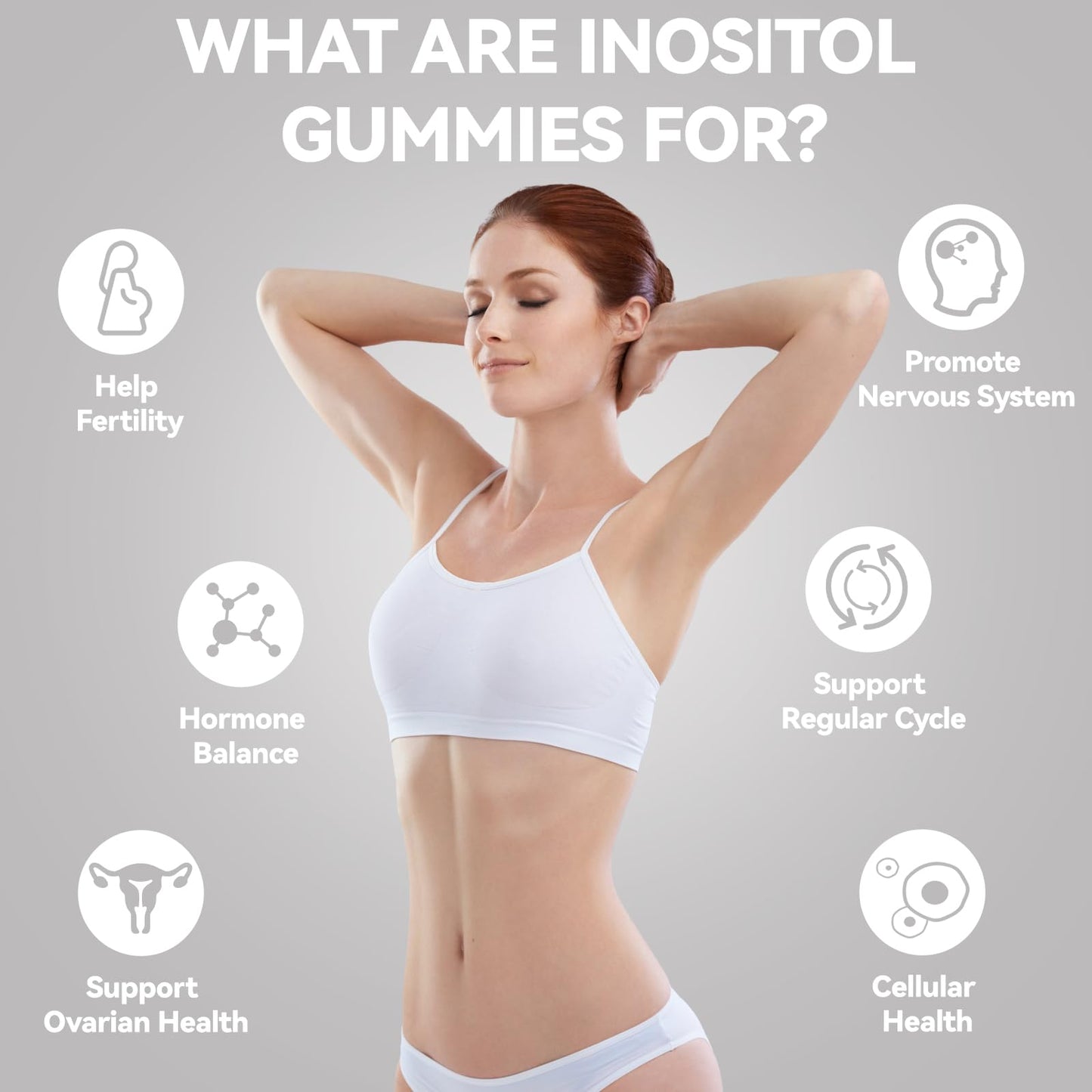 Whoyun Inositol Gummies 60 Count