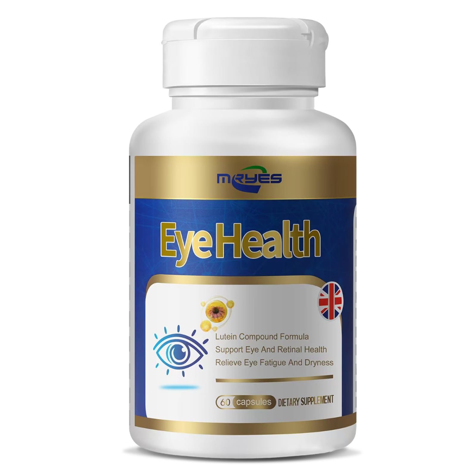 Anisx Lutein 20 mg with Zeaxanthin, Bilberry Extract, Vitamins E 60 Capsules