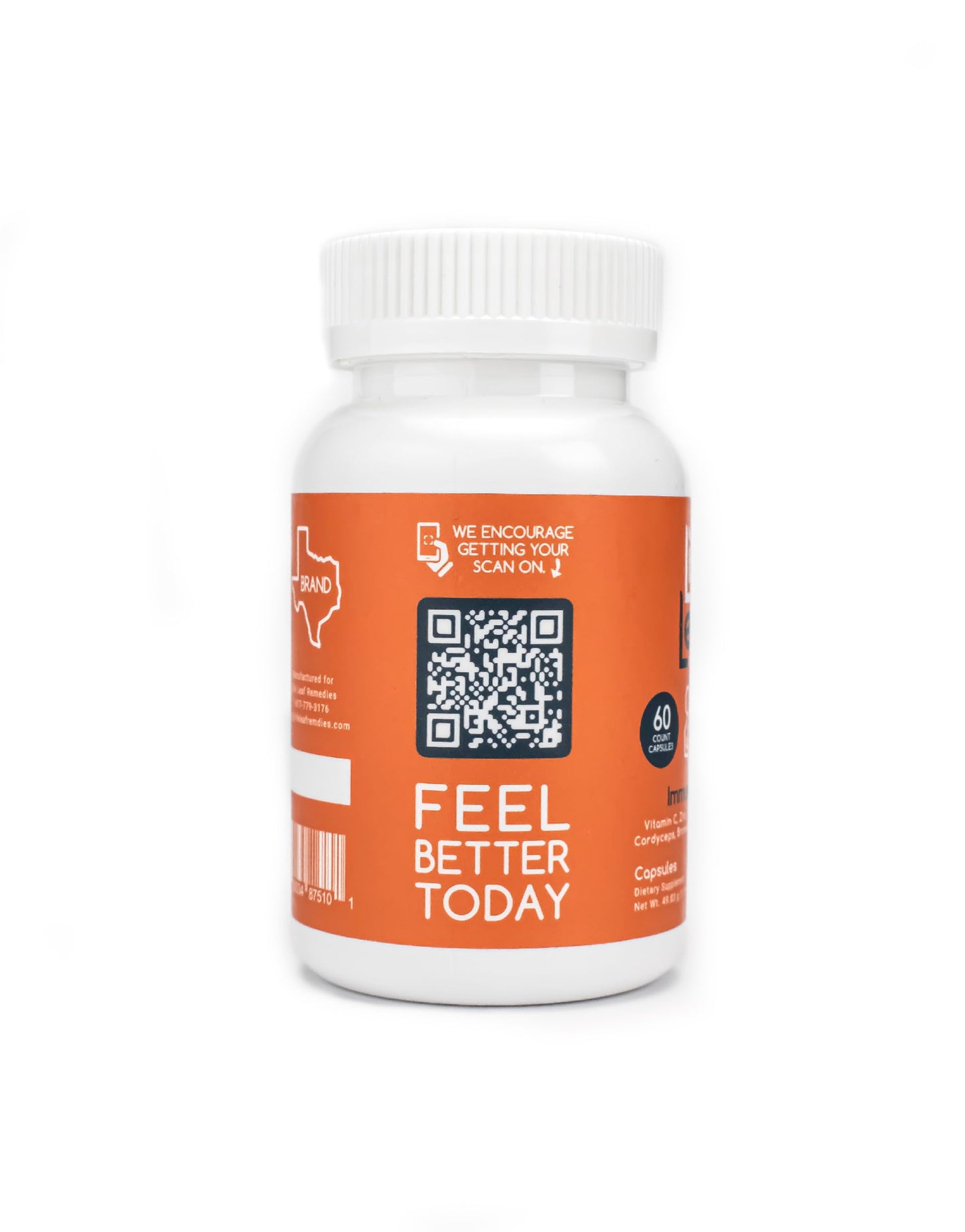 Life Leaf Remedies Immune System Boosters for Adults Immunity Support Capsules, 60 Count