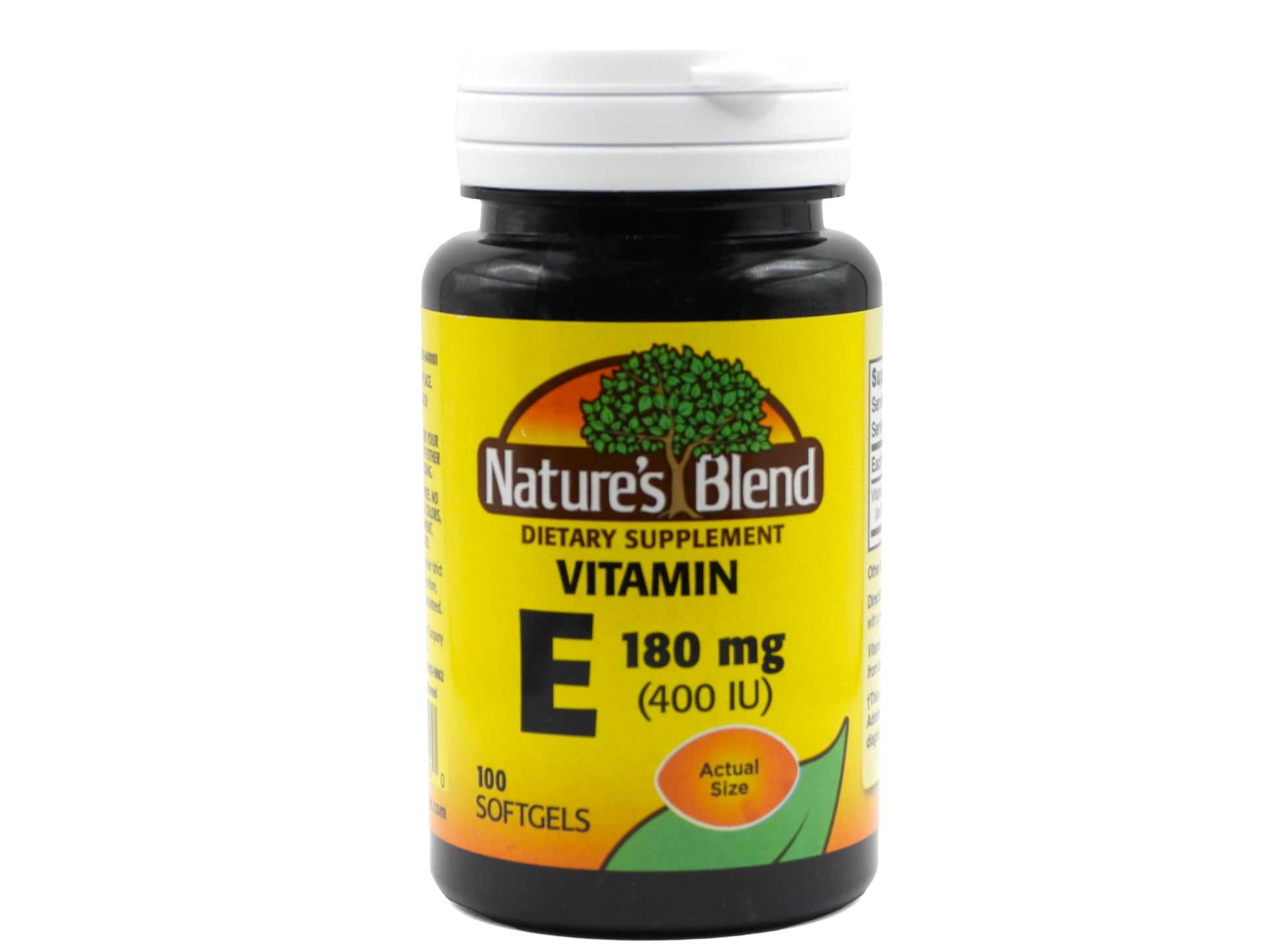 Nature's Blend Vitamin E 400 IU Softgels, 100 Count