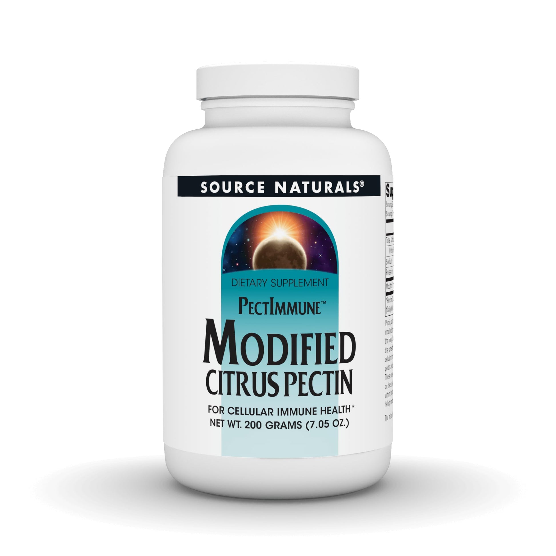 Source Naturals PectImmune Modified Citrus Pectin Powder for Cellular Immune Health, 7.05 Ounce