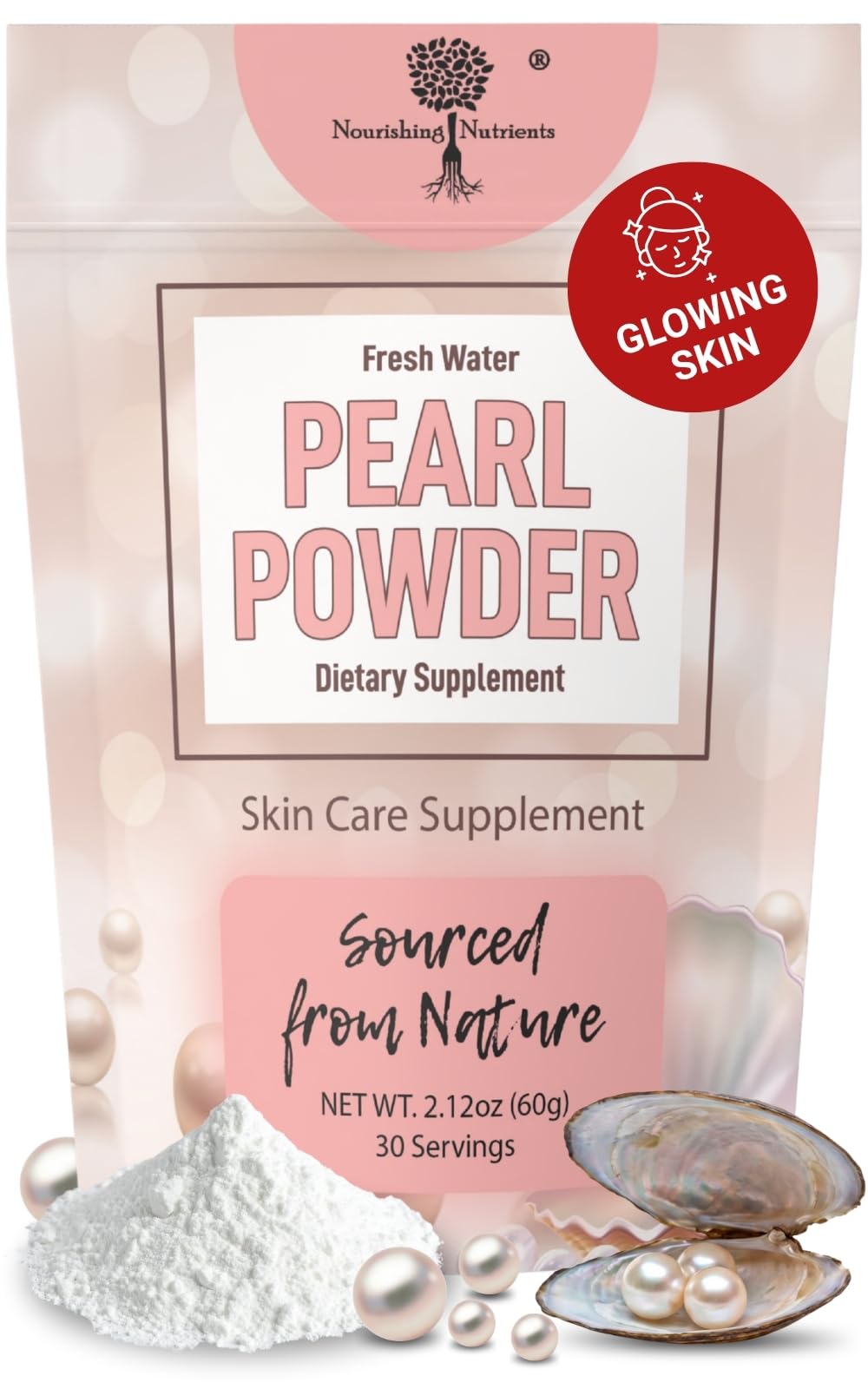 Nourishing Nutrients Pearl Powder Powder, 2.12 oz