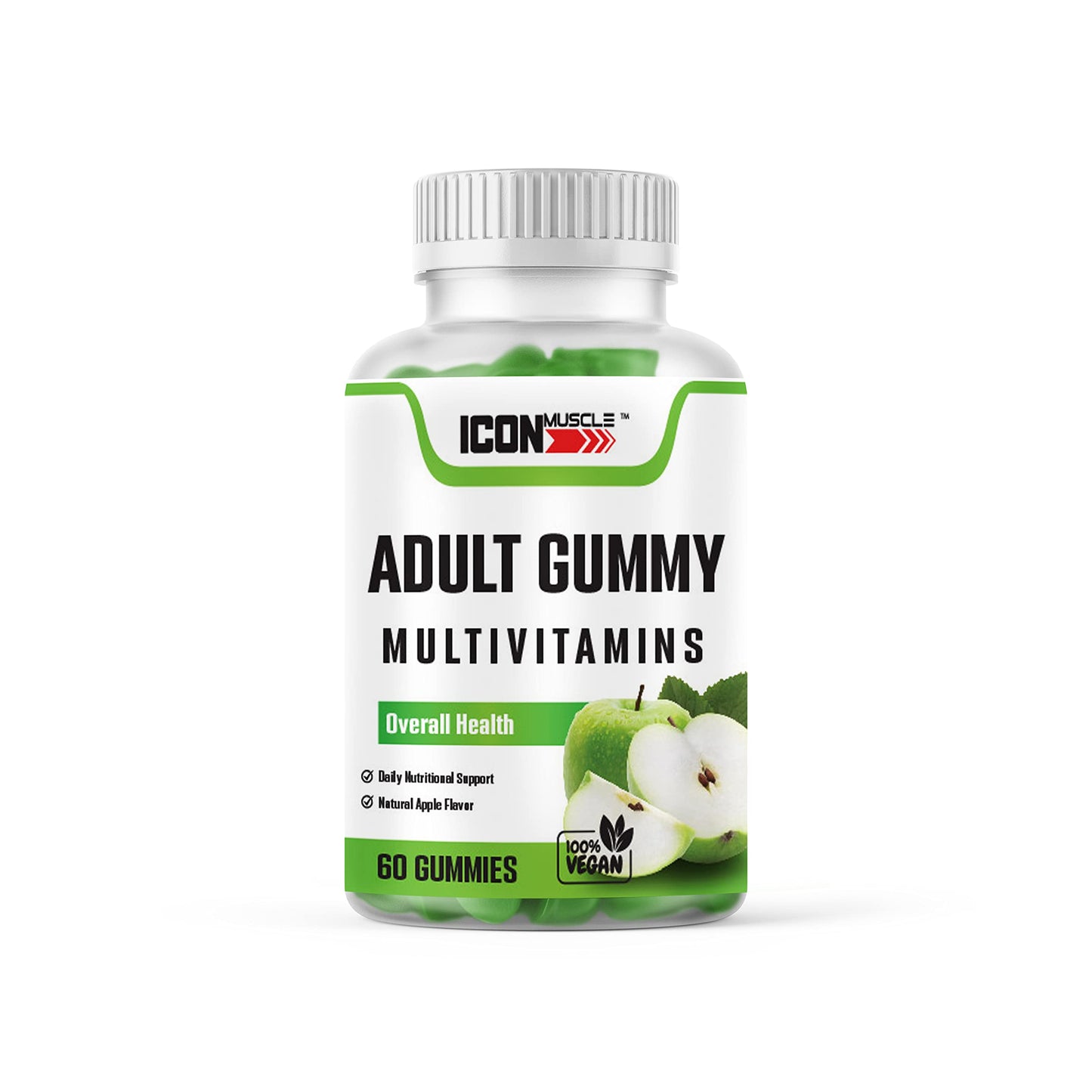 Icon Muscle Adult Multivitamin Gummies 60 Count
