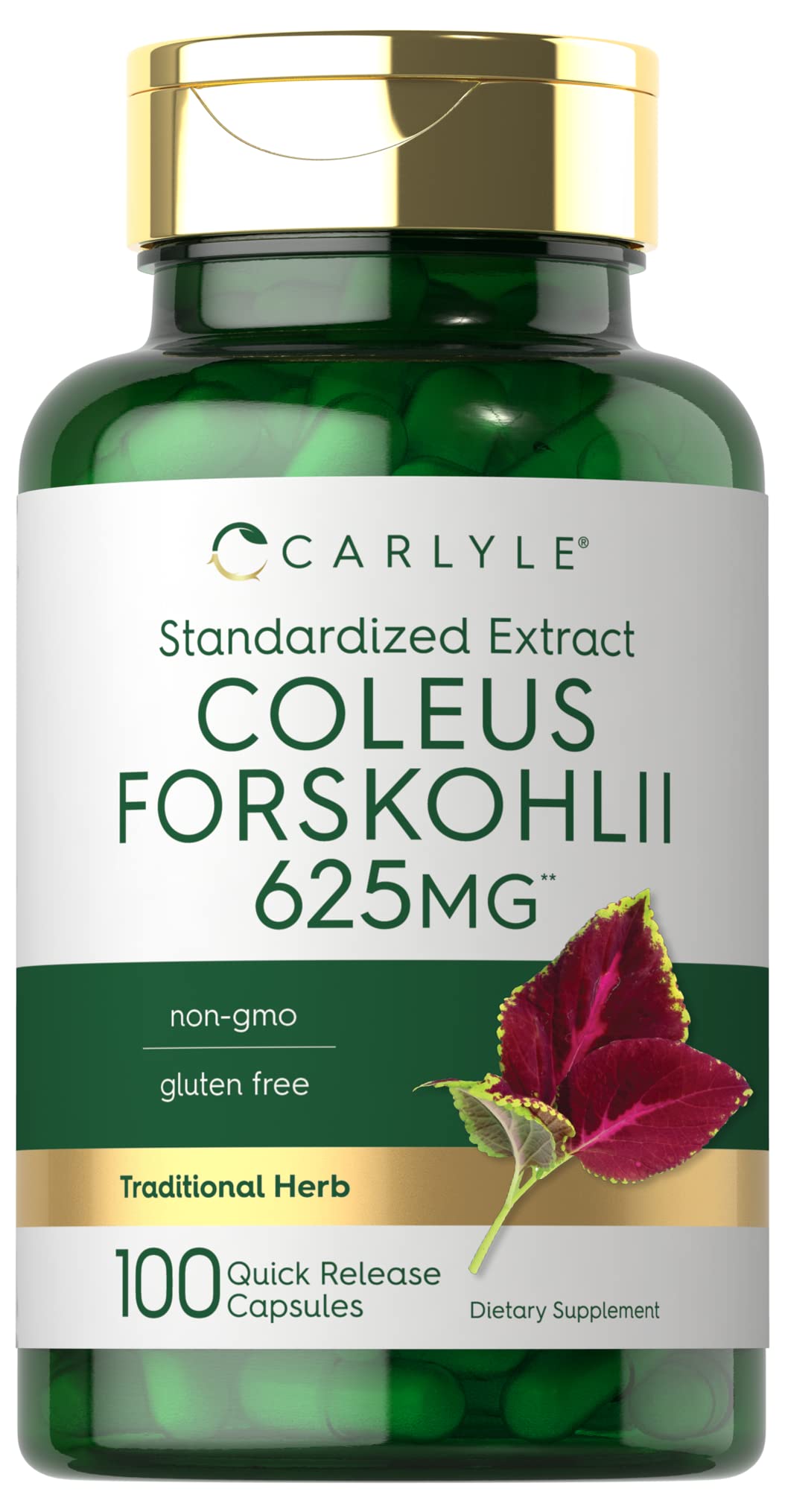 Carlyle Coleus Forskohlii Capsules 100 Count