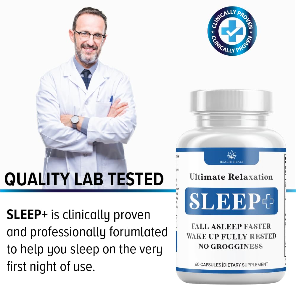 Health Heals Relaxation Sleep Aid Capsule, 60 Count