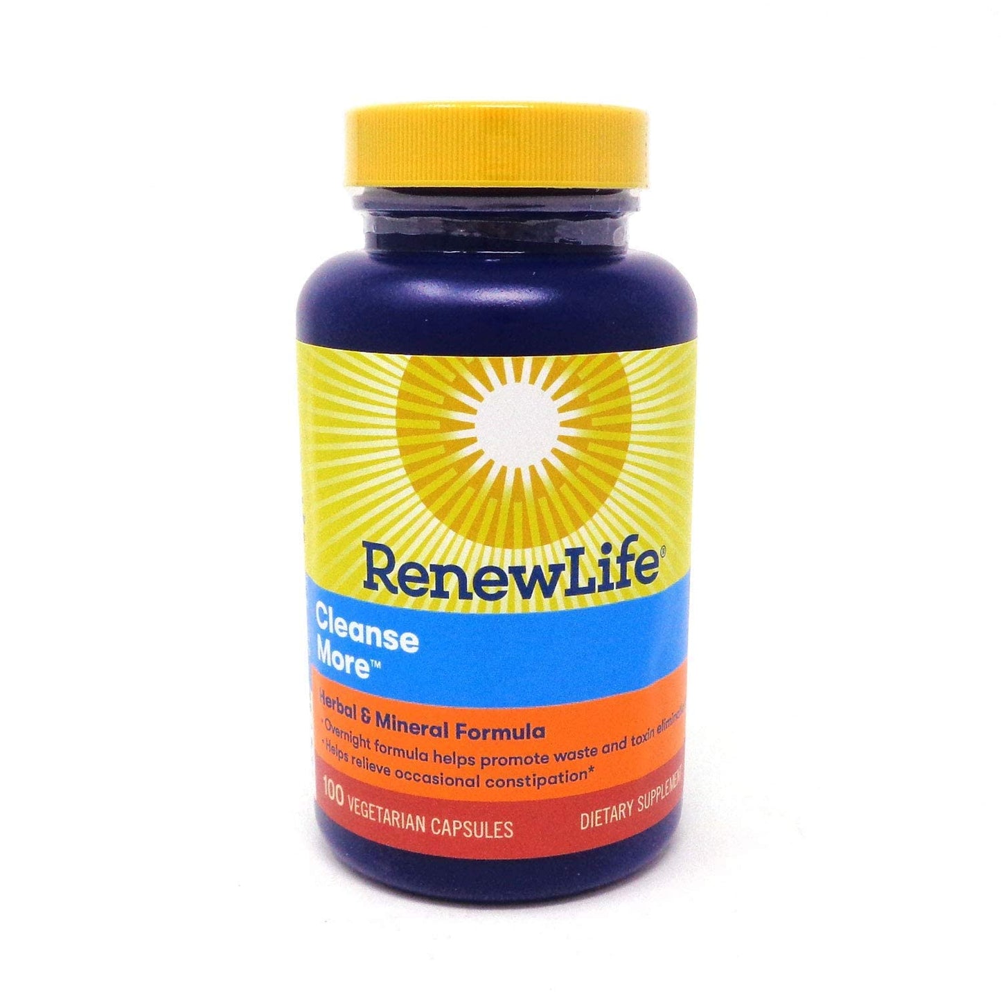 Renew Life Cleanse More Herbal & Mineral Formula Capsules 100 Count