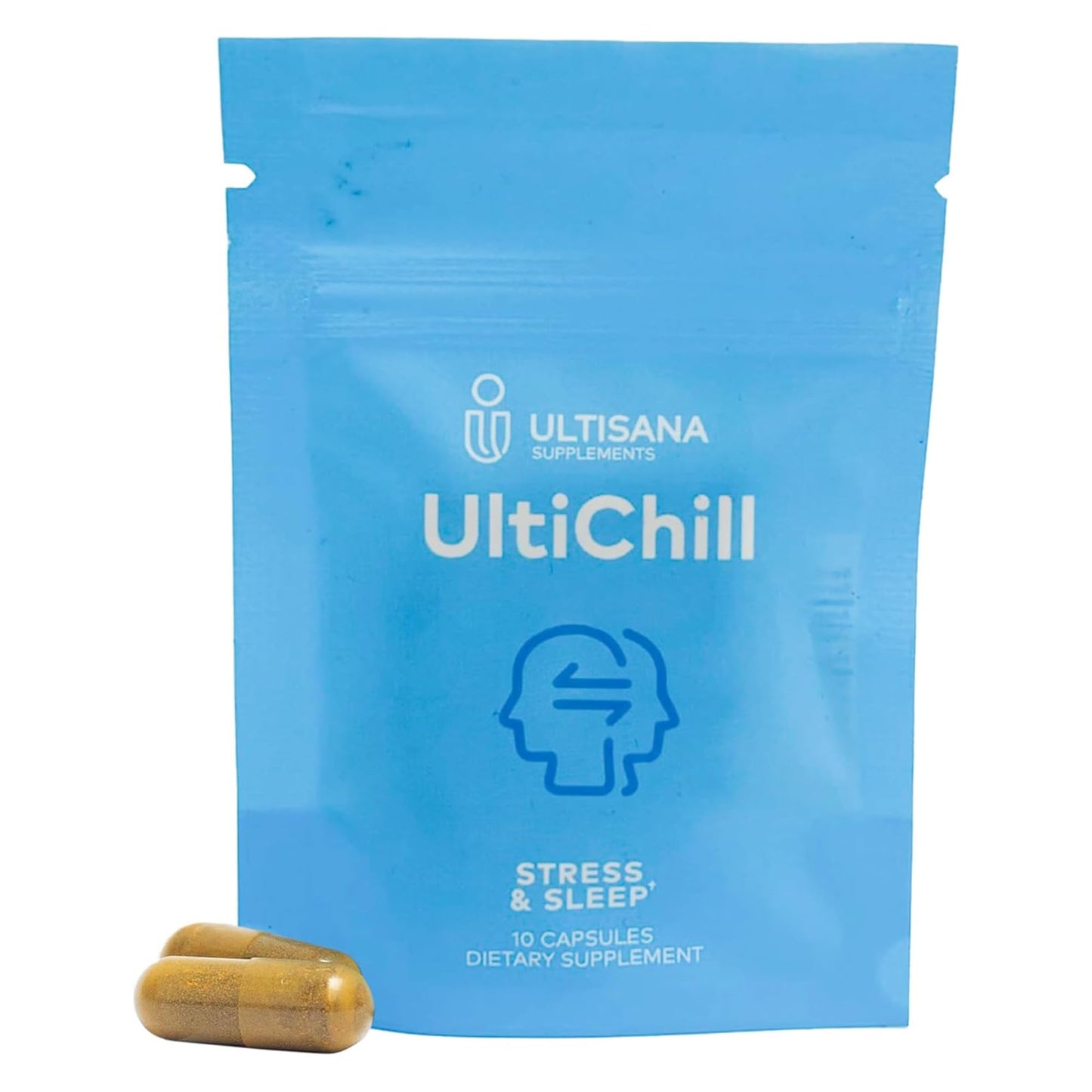 Ultisana UltiChill Stress Relief Supplement Capsules 10