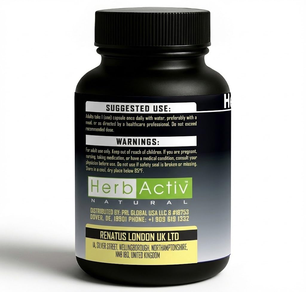 Herb Activ Natural CoQ10 100 mg Coenzyme Q10 Dietary Supplement Capsule 120 Capsules