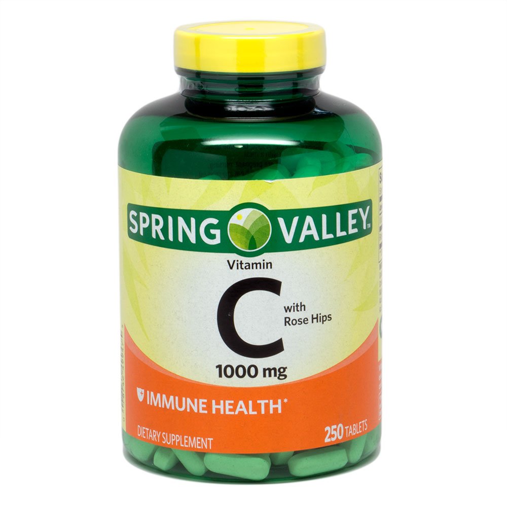 Erectogen Vitamin C 1000 mg with Rose Hips, 250 Tablets