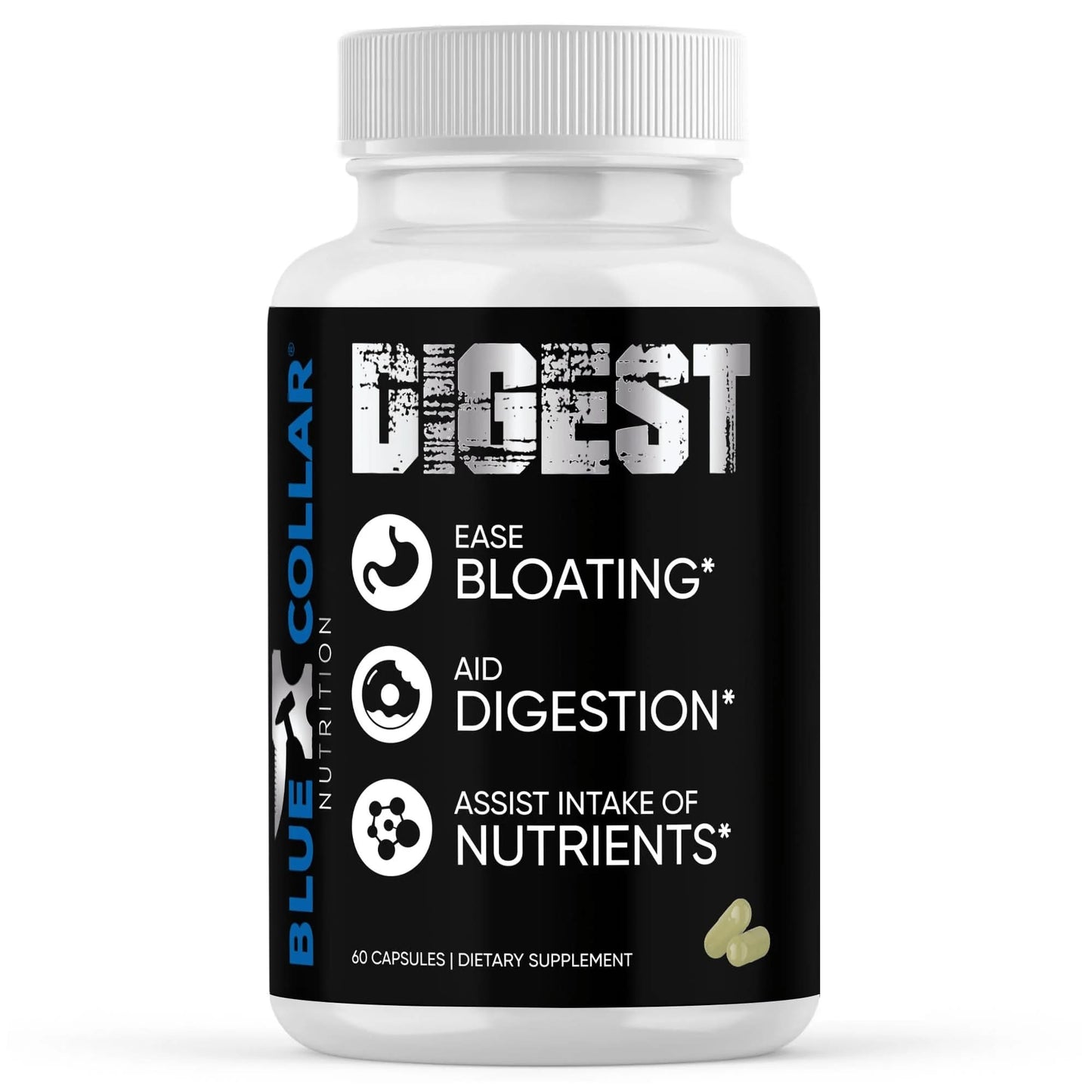 BLUE COLLAR NUTRITION Digestive Enzyme Complex 60 Capsules