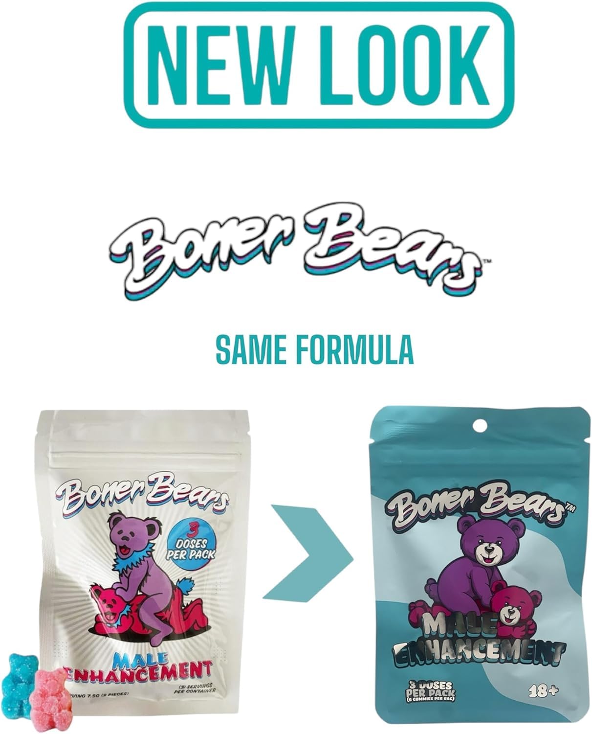 Boner Bears Elite Test Gummies for Men, Gummy, 30 Count