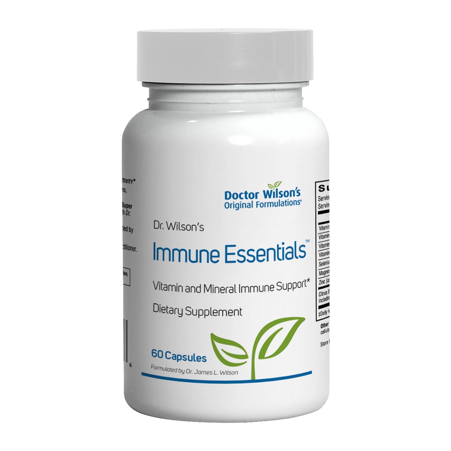 Doctor Wilson's Original Formulations Dr. Wilson's Immune Essentials Daily Immune Support Immune Booster Capsules, 60 Count