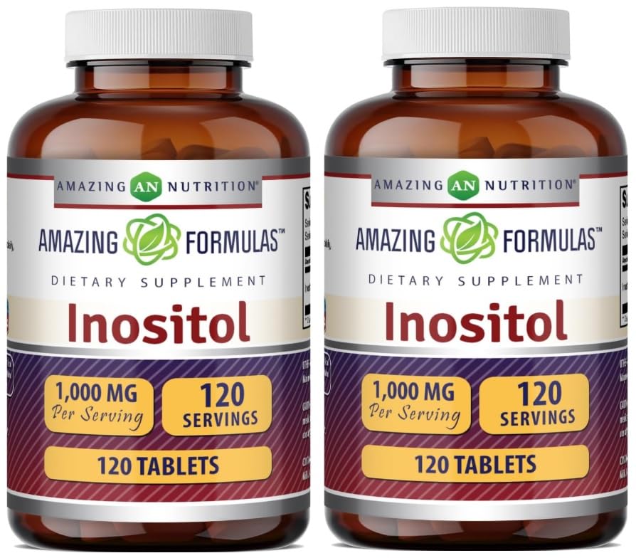 Amazing Nutrition Inositol 1000mg Supplement Tablets 1 Tablet