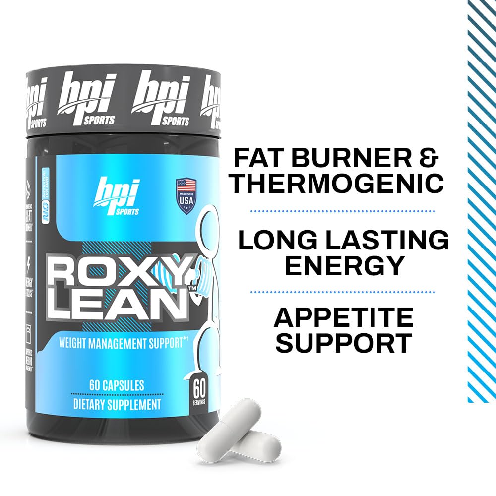 BPI Sports Roxylean Extreme Fat Burner and Weight Loss Supplement Capsule, 60 Count