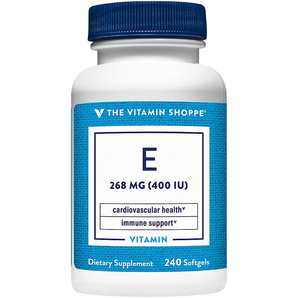 The Vitamin Shoppe Vitamin E 400IU Softgels 240