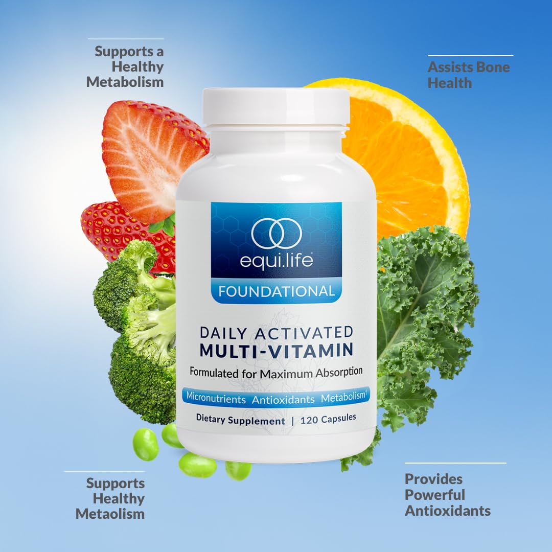 Equilife Daily Activated Multivitamin for Women & Men Capsules 120