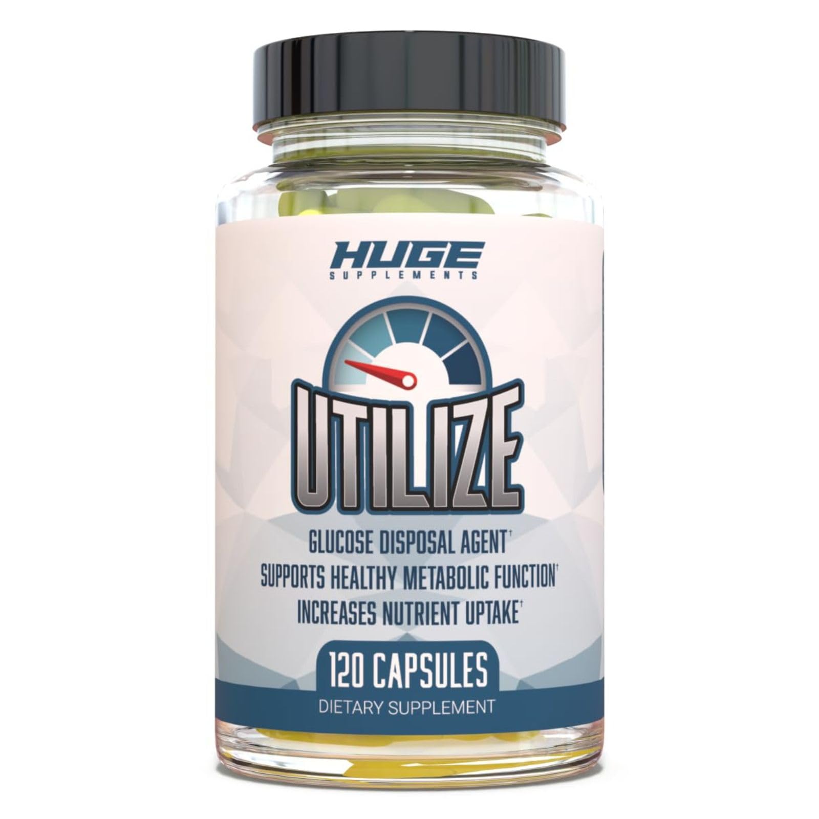 Huge Supplements Glucose Disposal Agent (GDA), Carb Blocker & Nutrient Partitioner 120 Capsules
