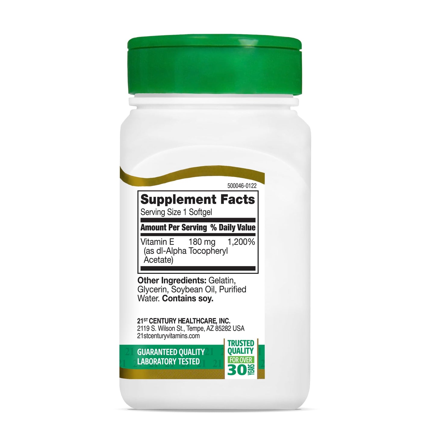 21st Century Vitamin E 400 IU (Dl-Alpha) Softgels, 220 Count