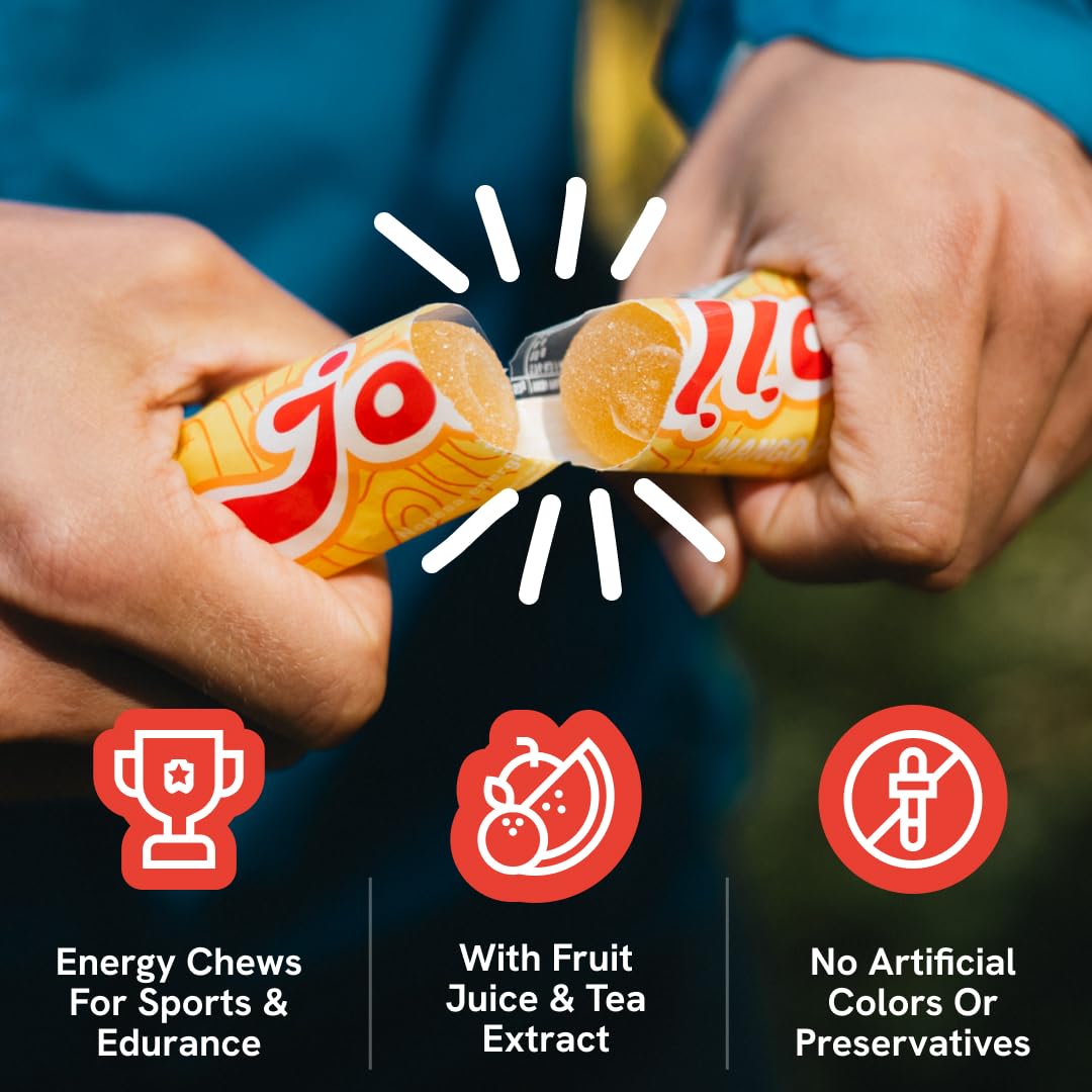 Jollos Energy Chews with Electrolytes & B Vitamins, 6 Chews