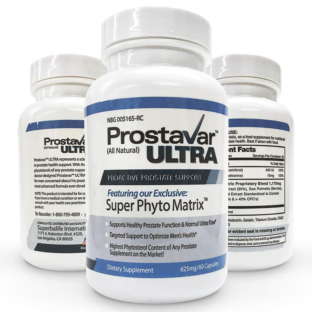 Prostavar Ultra Prostate Support Capsule, 180 Count