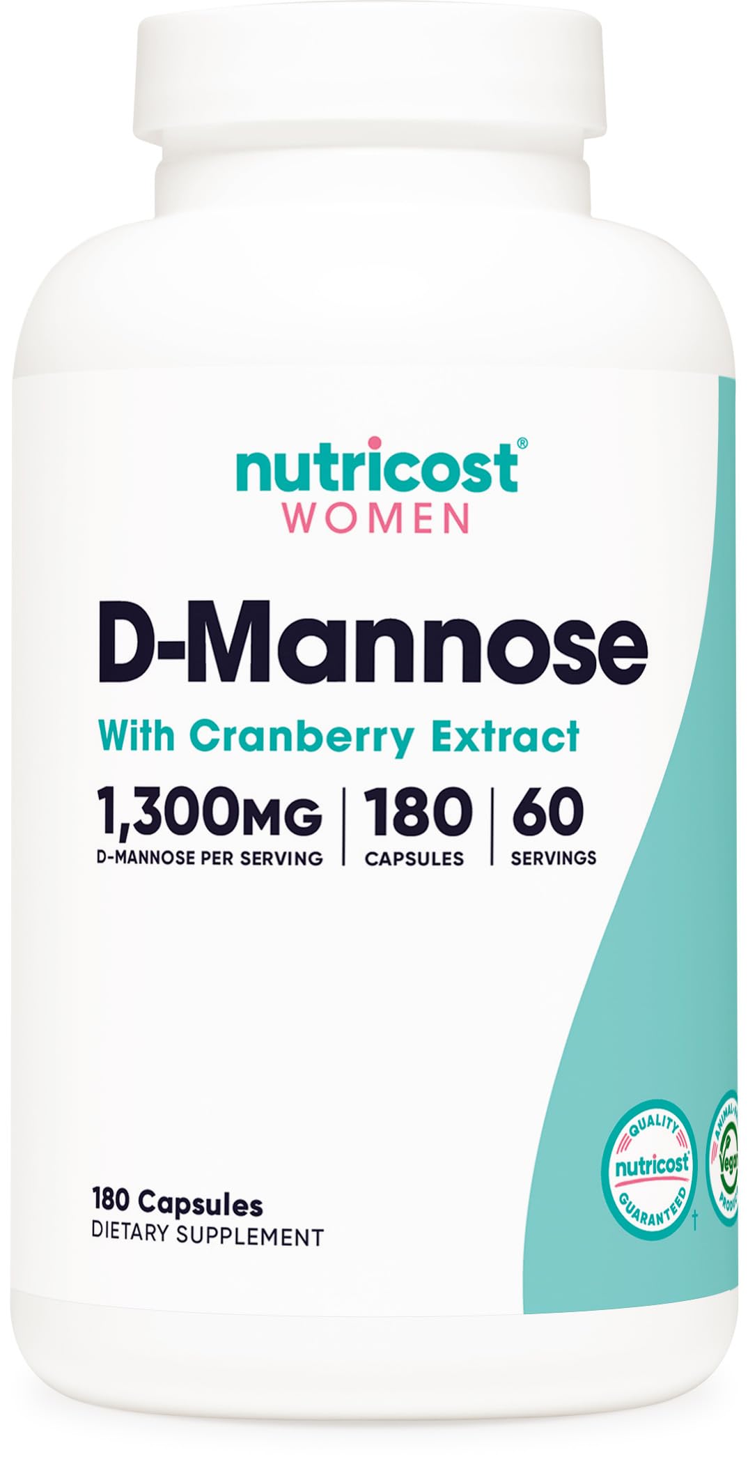 Nutricost D-Mannose with Cranberry Extract Powder 6.6 Ounce