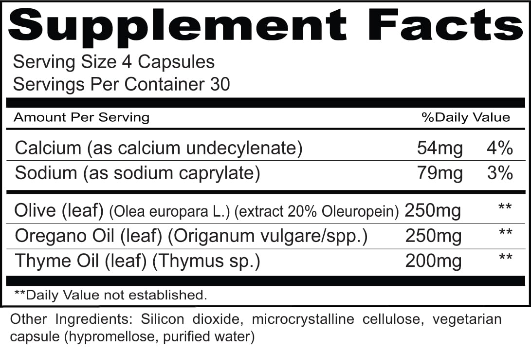 Priority One Bio-Candida Care Capsules, 100 Count