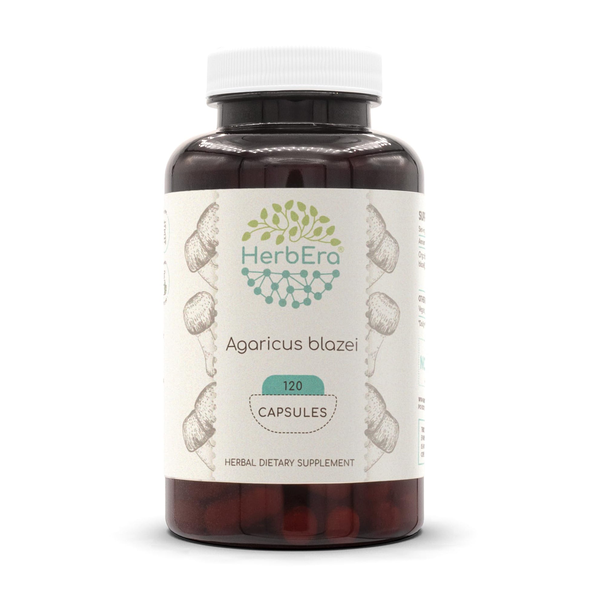 HerbEra Agaricus Blazei 120 Capsules