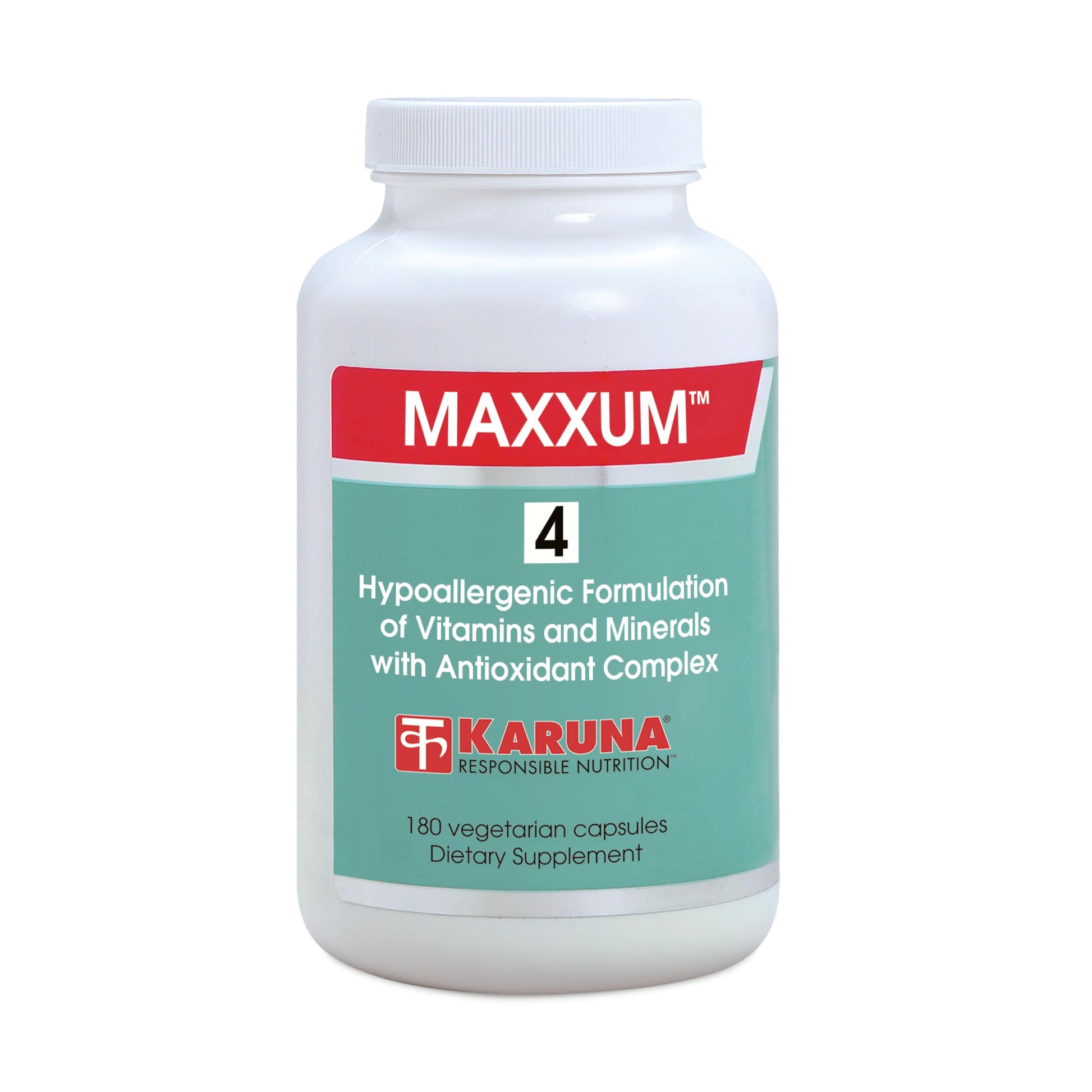Karuna MAXXUM 4 Vegetarian Capsules 180 Count