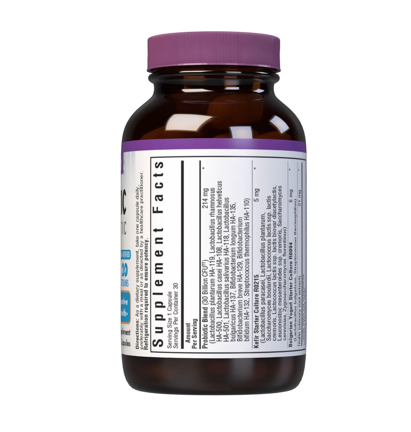BlueBonnet Probiotic and Prebiotic Capsule 30 Count