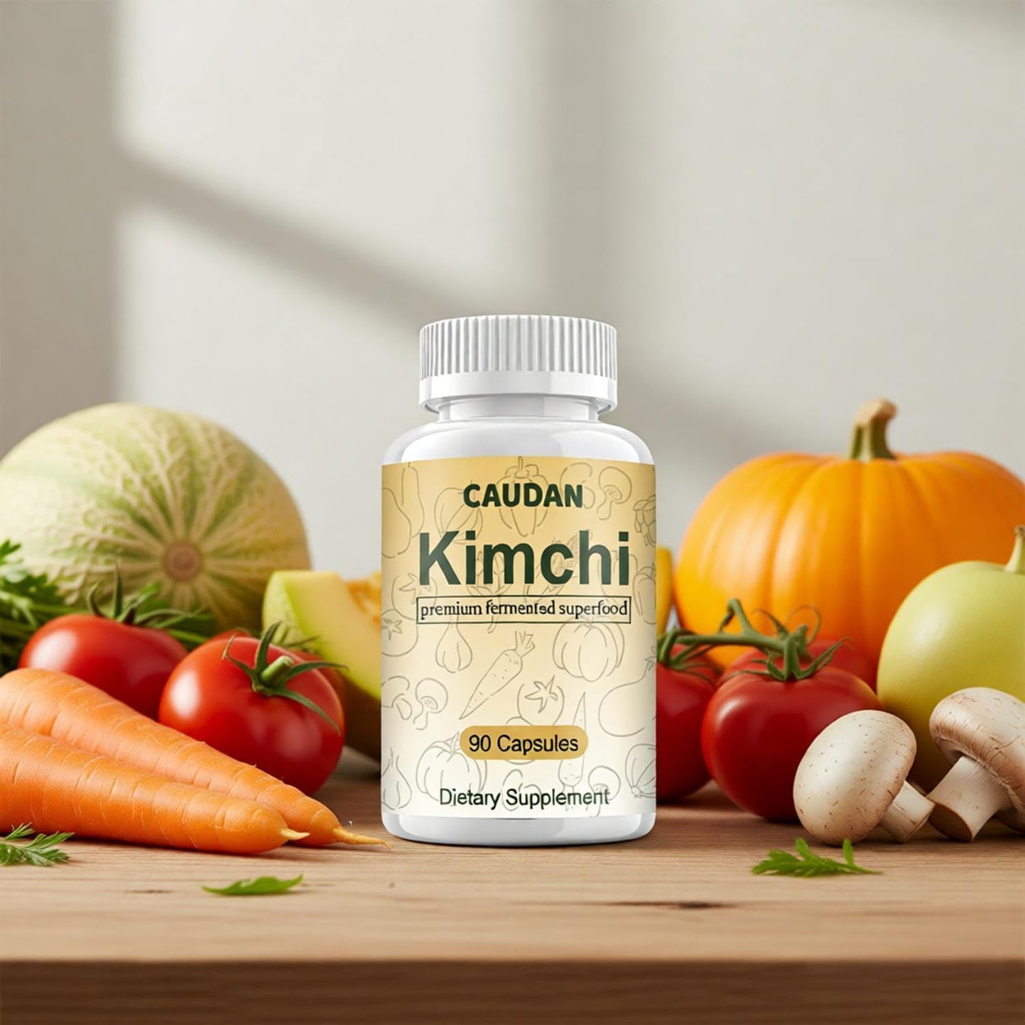CAUDAN Kimchi Capsules, 90 Capsules
