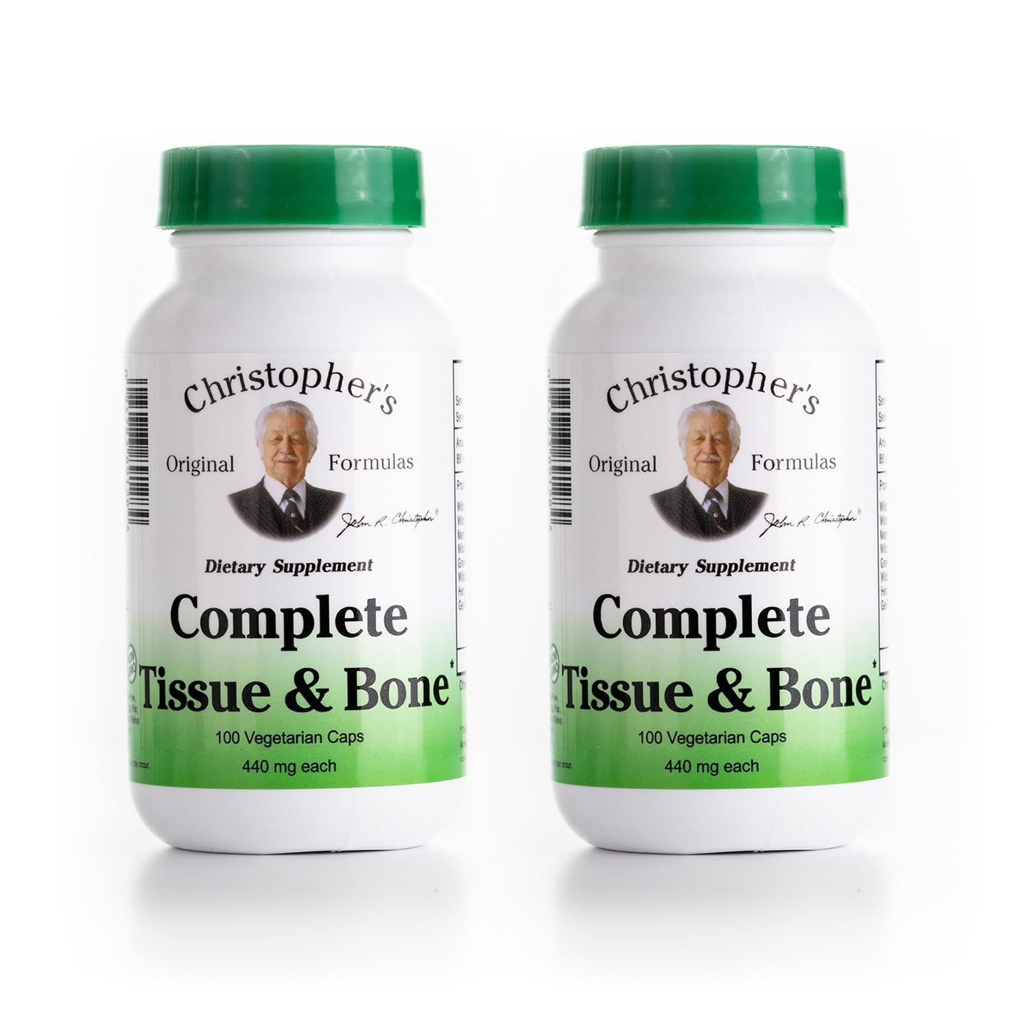 Christopher's Original Formulas Complete Tissue & Bone Formula Capsules 100 VCaps Pack of 2