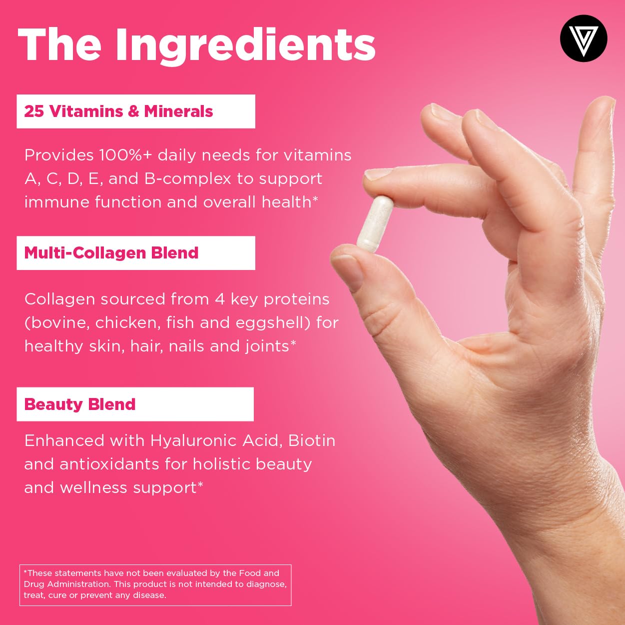 Vital Vitamins Women's Multivitamin Complex Capsules, 60 Count