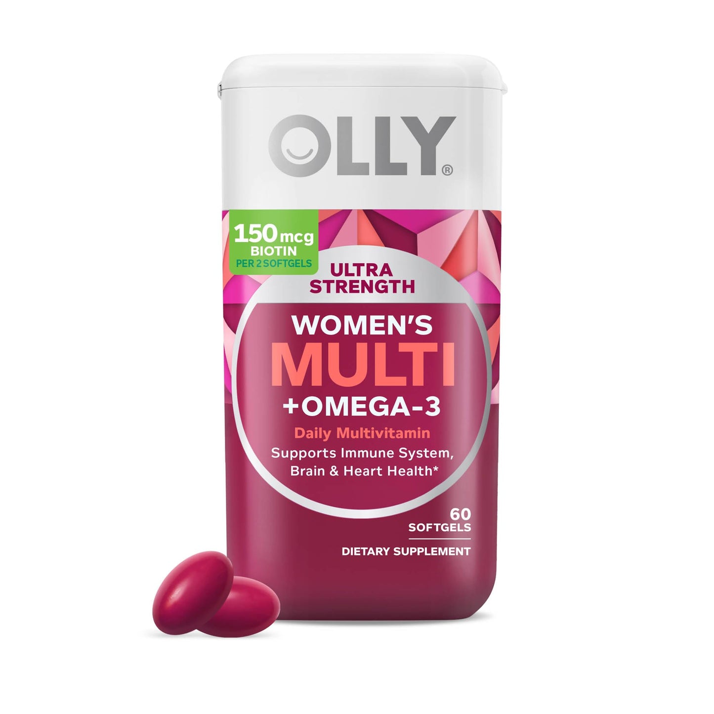 OLLY Ultra Strength Women's Multi Softgels 60 Count
