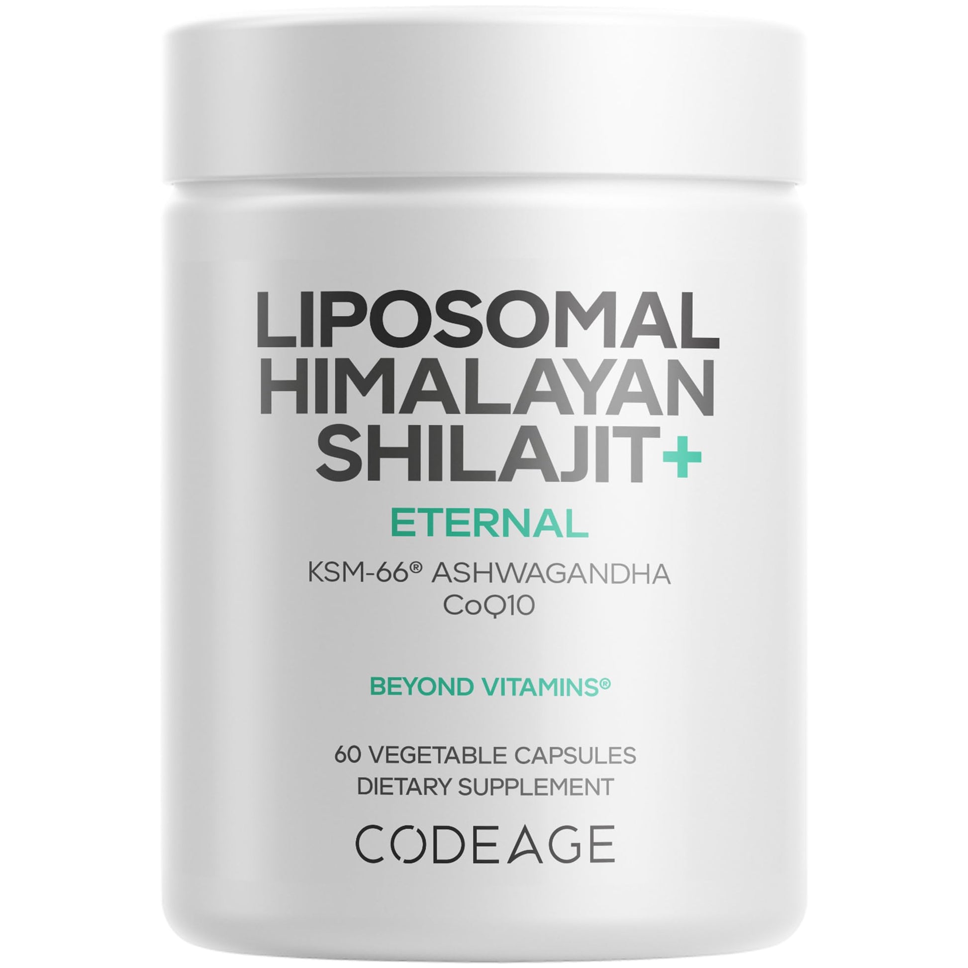 Codeage Liposomal Himalayan Shilajit+ Supplement 60 Capsules