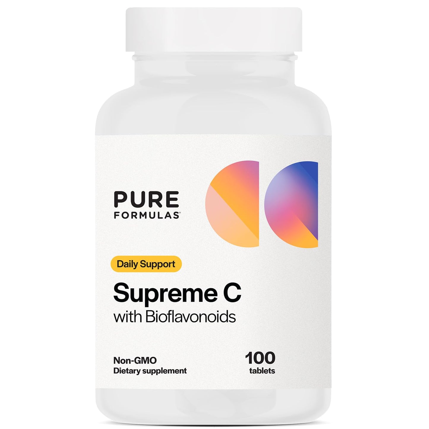 PureFormulas Supreme C with Bioflavonoids 100 Tablets