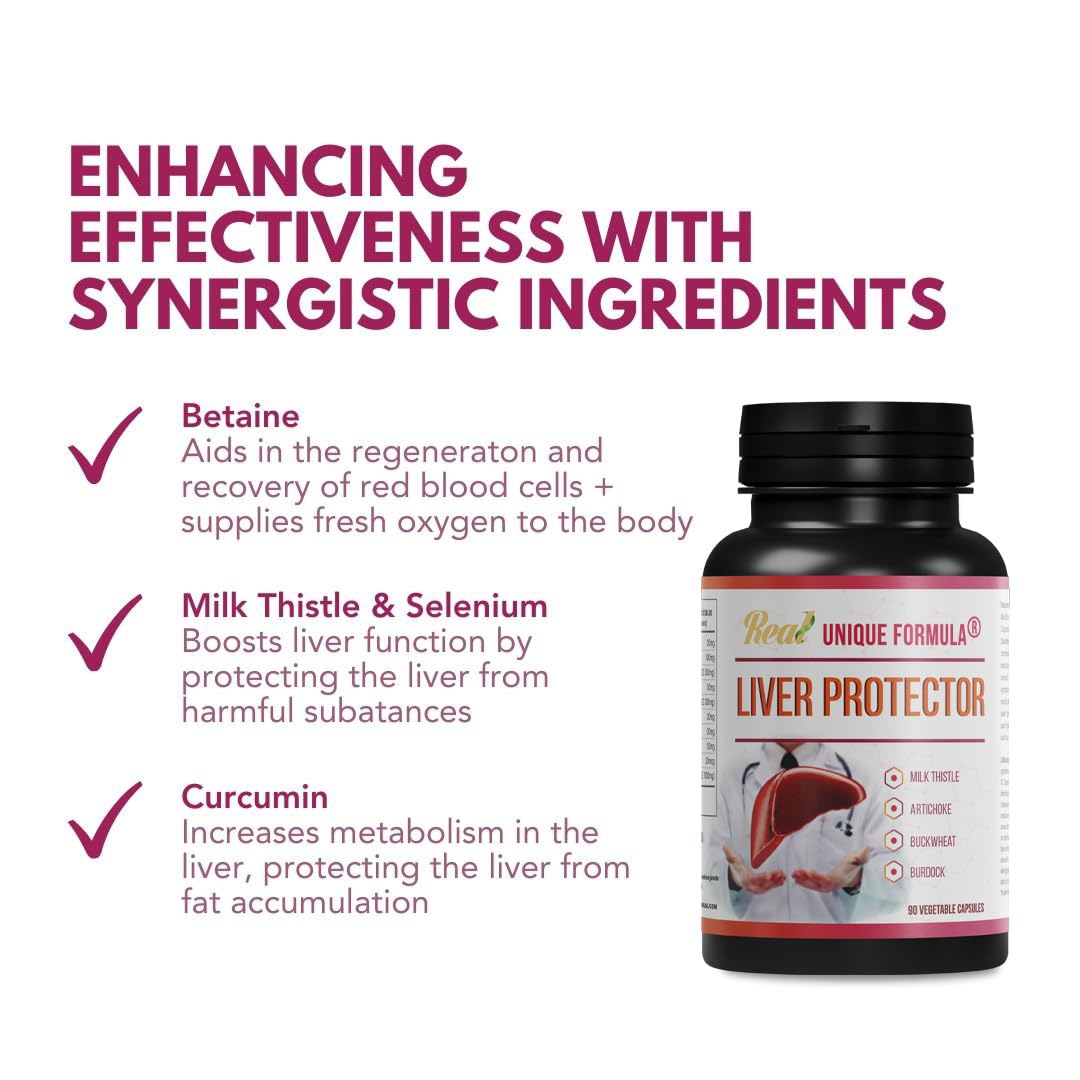 Unique Formula Liver Support Supplement Capsule 90 Count