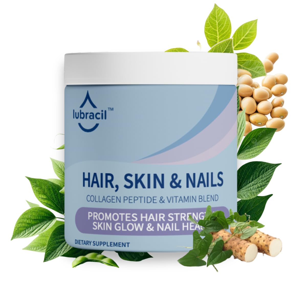 Lubracil Hair, Skin & Nails Vitamin Blend Formula for Women Capsule 60 Count