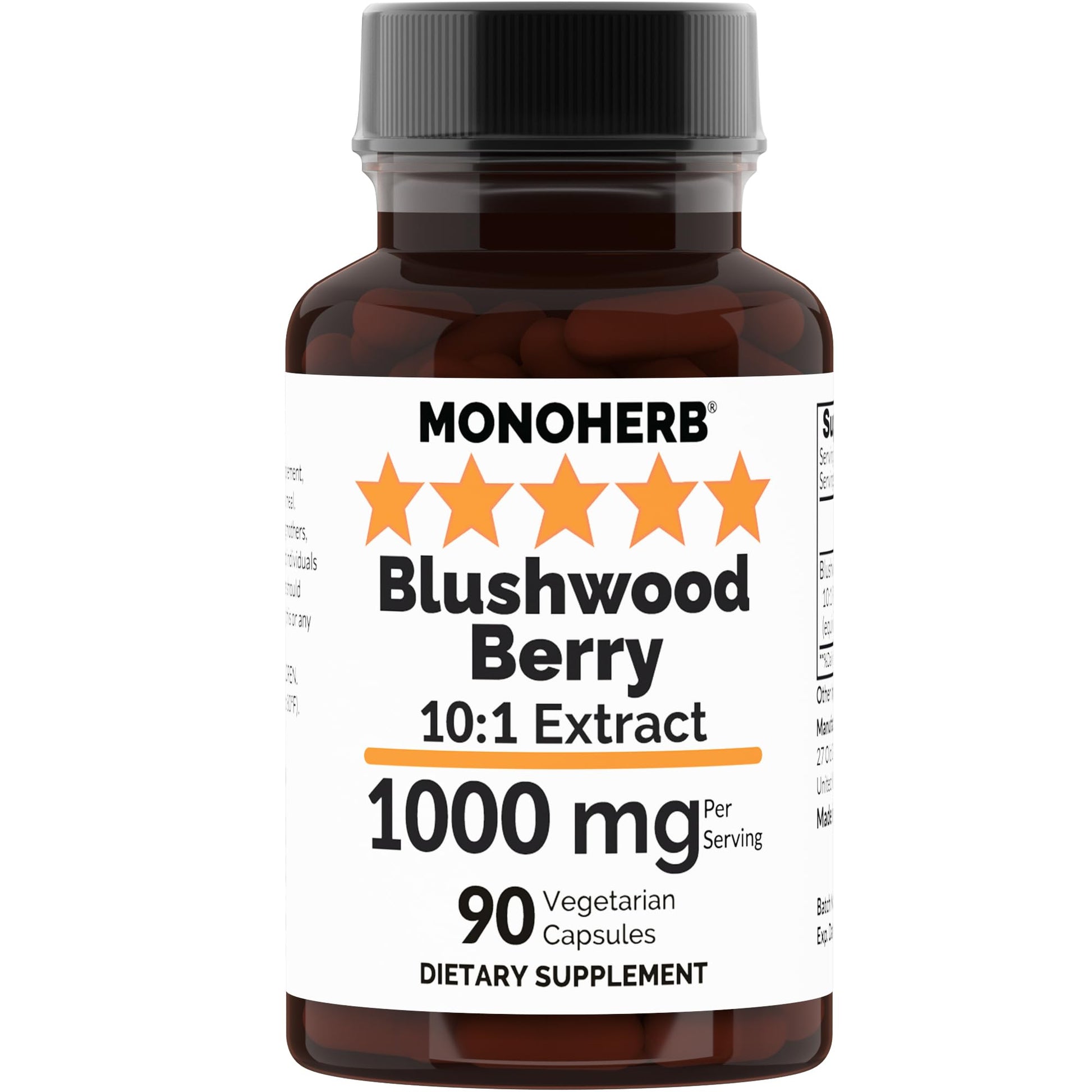 MONOHERB Blushwood Berry 10:1 Extract Capsules 90 Count