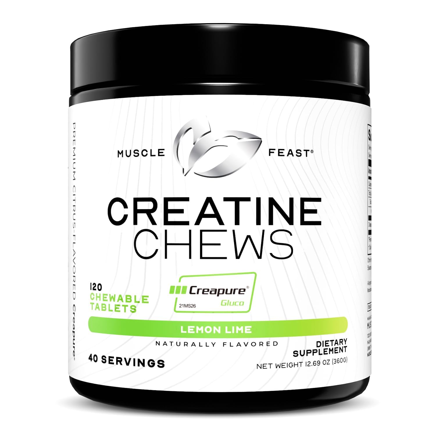 Muscle Feast Creapure Creatine Monohydrate Tablet, 120 Tabs
