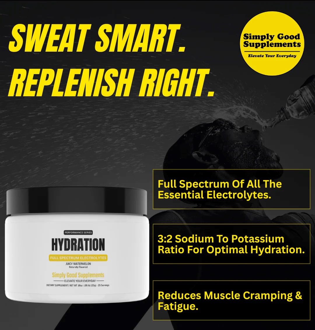 Simply Good Supplements Hydration Full Spectrum Electrolytes Powder 0.81 oz