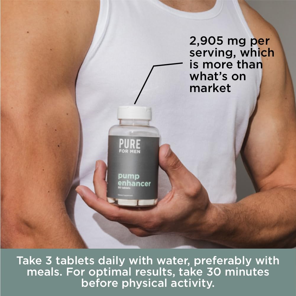 Pure for Men Pump Enhancer Capsules, 90 Count