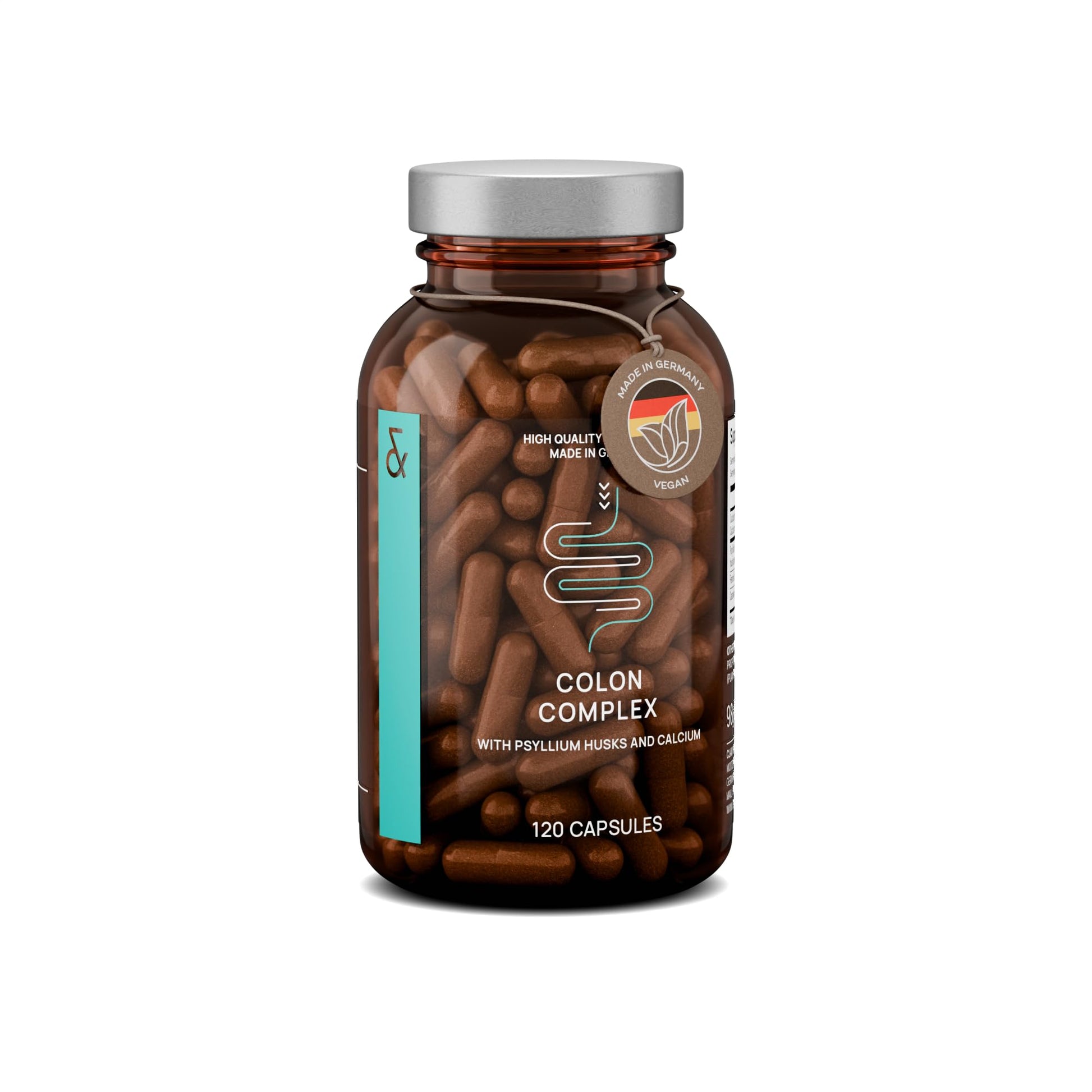 CLAV Psyllium Husks Capsules, 120 Capsules