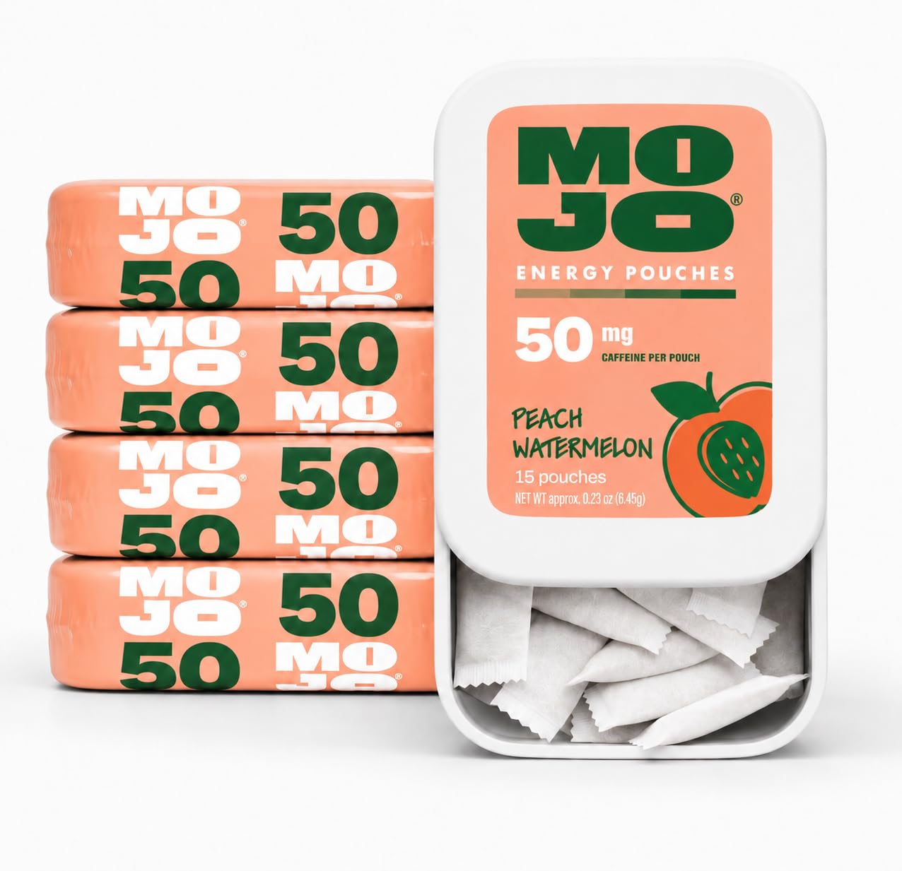MOJO Energy 50mg Caffeine Pouches Capsule 75