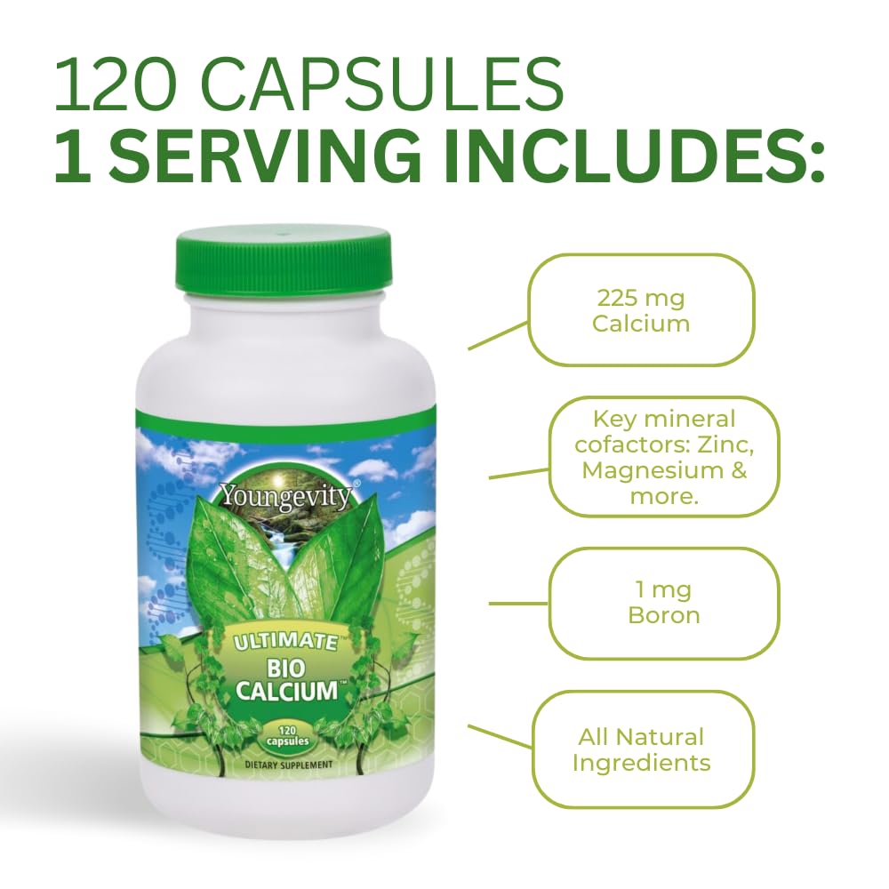 Youngevity Bio Calcium Capsule, 120 Capsules