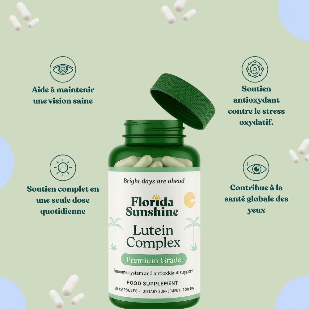 Florida Sunshine Lutein Complex Supplement 200 Capsules