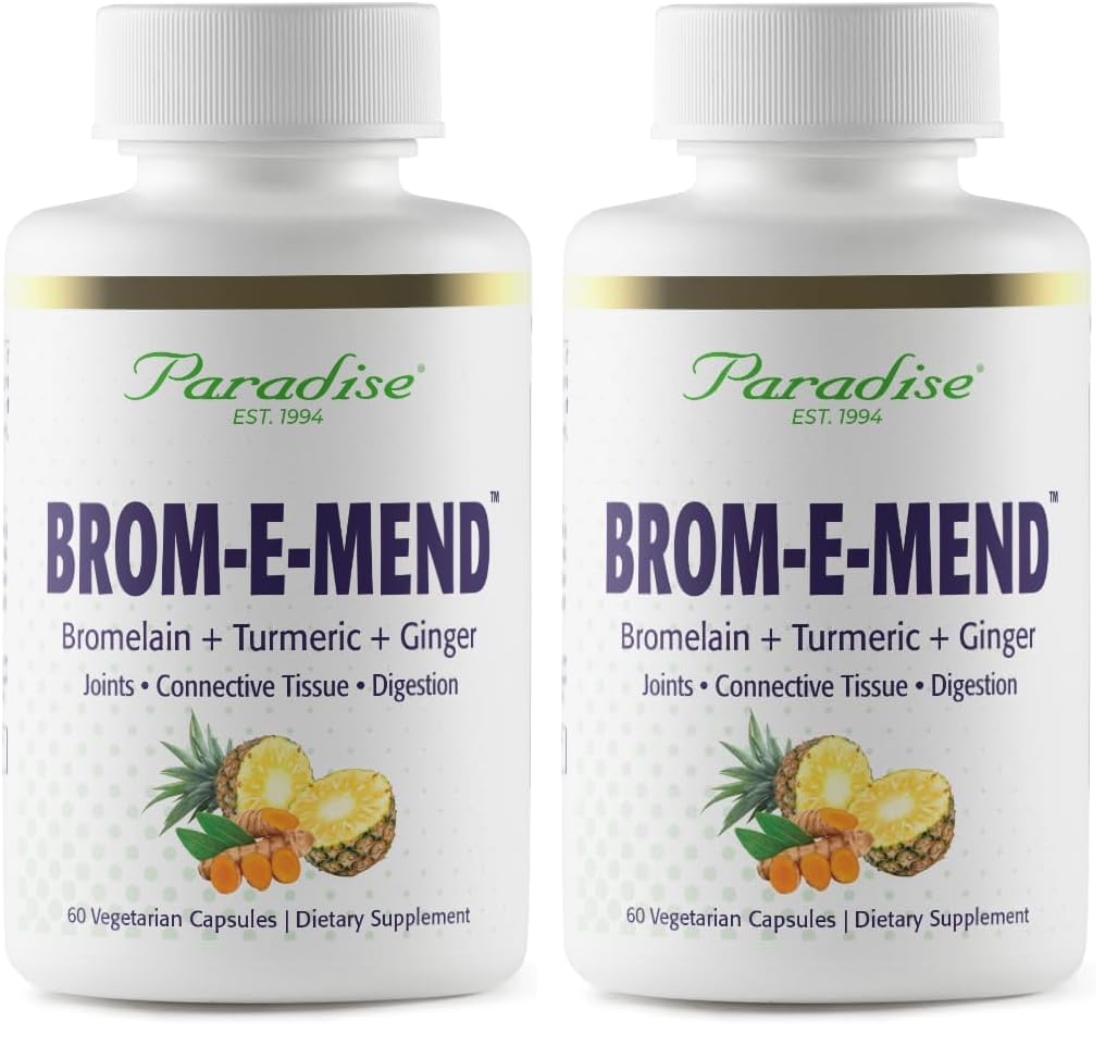 Paradise Herbs Bromelain Supplement Capsule 120 Count