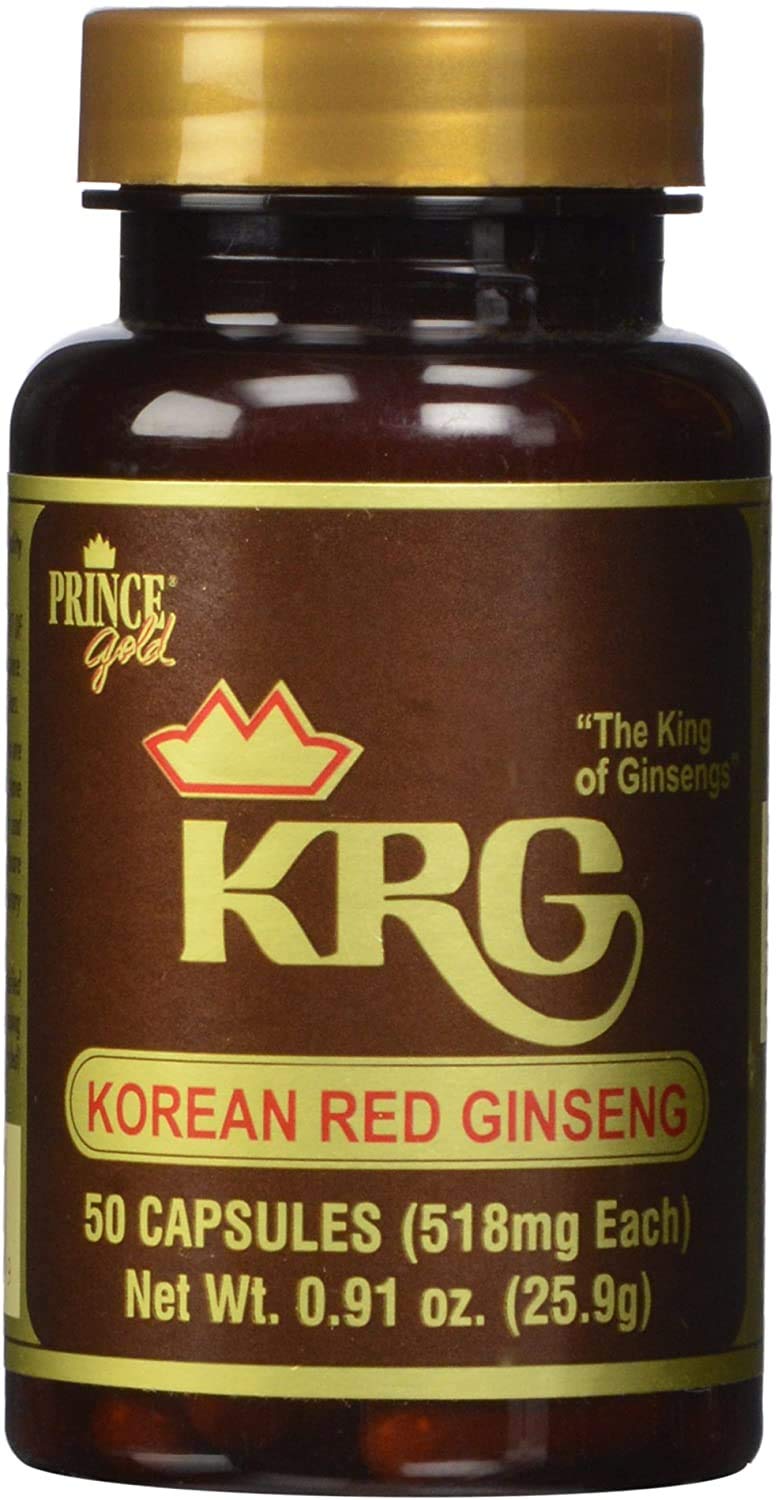 Prince Of Peace Korean Red Ginseng Capsules 50 Count