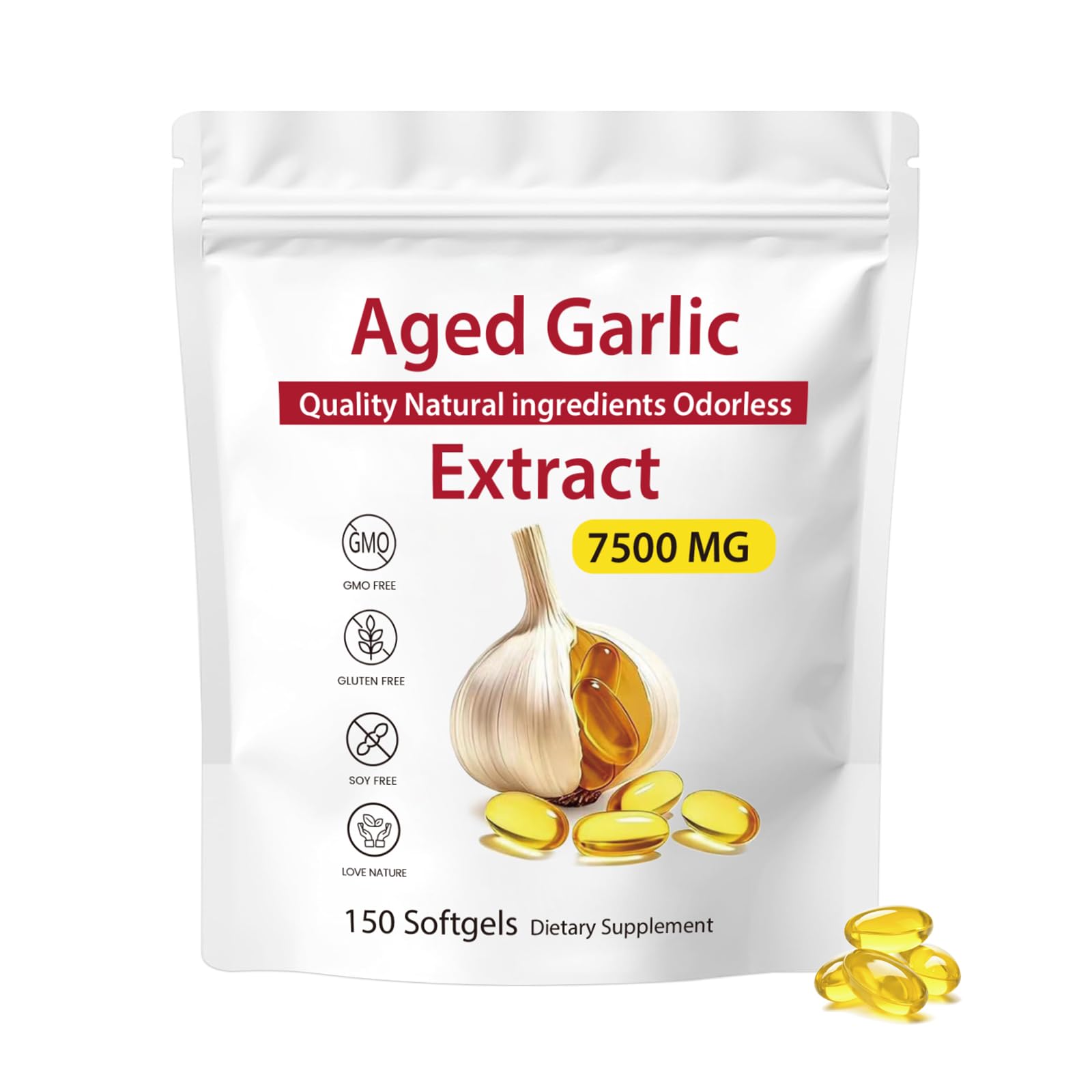 Dgtkayi Aged Garlic Extract Softgels 150 Count